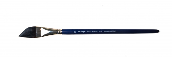 Кисть для акварели "vanGogh 115" белка имитация, сабельная, ручка короткая №22